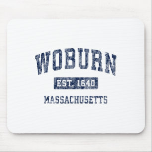 Woburn Machusetts Ma Vintage Etablierte Premium T Mousepad