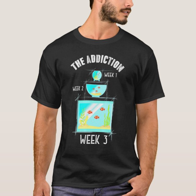 Woche 1 2 3 Süßwasserfisch Züchter A T-Shirt (Vorderseite)