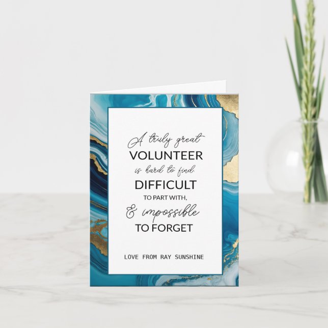 Woche der Anerkennung von Freiwilligen tropische Karte (Vorderseite)