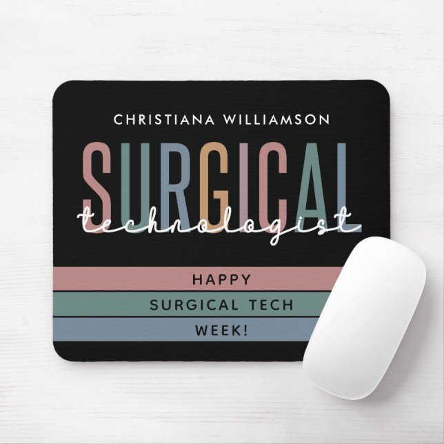 Woche der personalisierten Chirurgie oder Technik Mousepad (Mit Mouse)