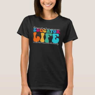 Woche der Wertschätzung des Erzieherlebens Zurück T-Shirt