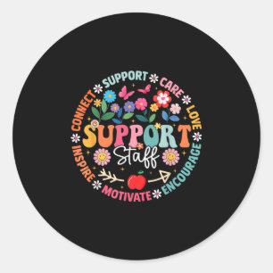 Woche der Wertschätzung für Floristik-Support-Mita Runder Aufkleber