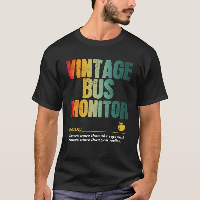 Woche für die Bewertung von Bus-Monitoren zurück z T-Shirt (Vorderseite)