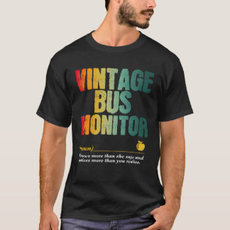 Woche für die Bewertung von Bus-Monitoren zurück z T-Shirt