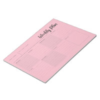 Woche, Tag für Tag Organizer Notepad