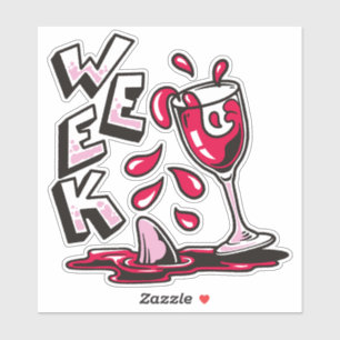 WOCHE VON SHARK DYSPHORIA AUFKLEBER