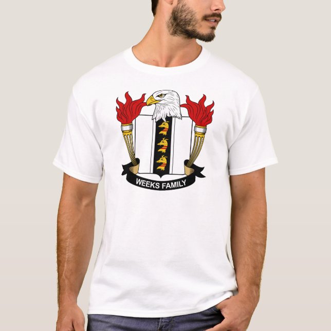 Wochen-Familienwappen T-Shirt (Vorderseite)