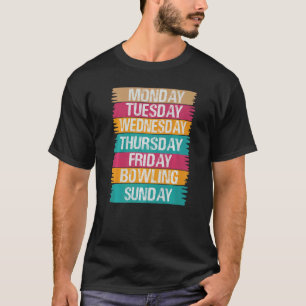 Wochenarbeitsmontag Mittwoch Freitag Samstag Bow T-Shirt