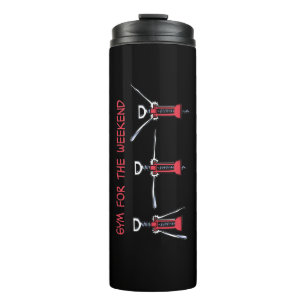 Wochenend-Fitnesstudio Thermosbecher