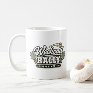 Wochenend-Rally-Abteilung Pickleball-Geschenktas Kaffeetasse