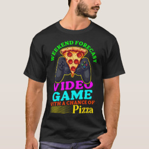 Wochenend-Wettervorhersage Videospiele mit einer C T-Shirt