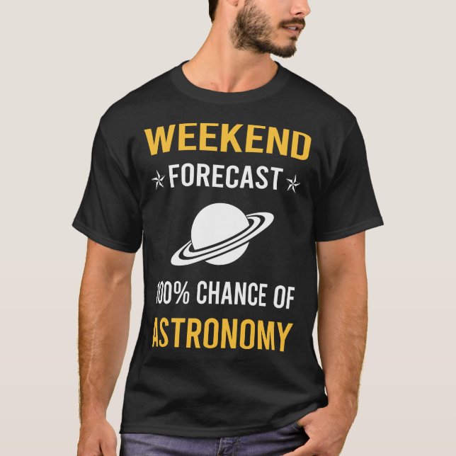 Wochenendastronomie T-Shirt (Vorderseite)