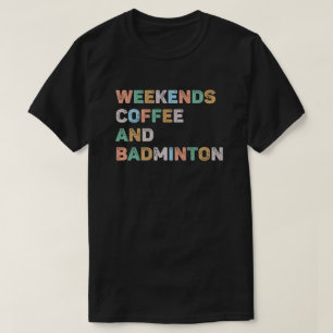 Wochenendcoffee Badminton Colorful Badminton Mama T-Shirt