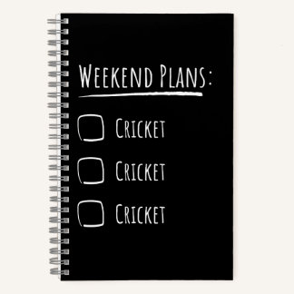 WochenendCricket Notizbuch