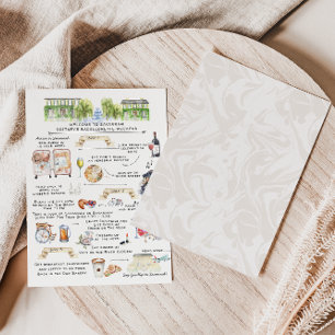 Wochenende Bachelorette Savannah, Georgien Einladungspostkarte