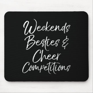 Wochenende Besties Und Cheer Competition Passende  Mousepad