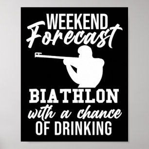 Wochenende Forecast Biathlon Skipass Bellinzona Poster