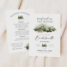 Wochenende im Camping Woods Bachelorette