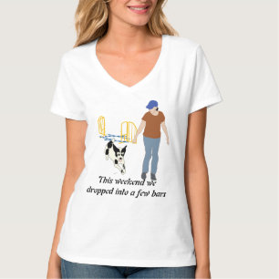 Wochenende in Bars fallen T-Shirt