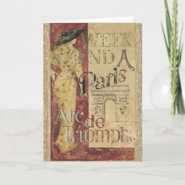 Wochenende in Paris Card Karte (Vorderseite)