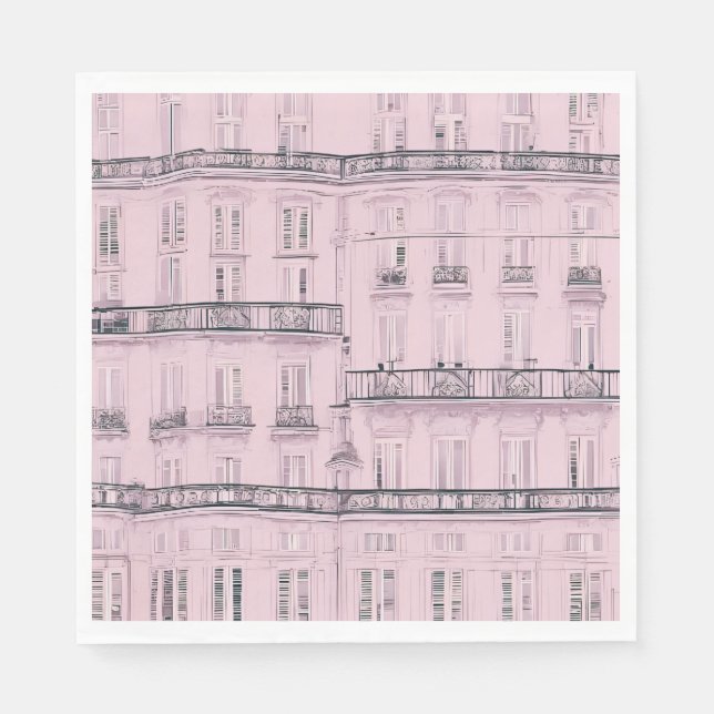 Wochenende in Paris  Serviette (Vorderseite)