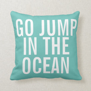 Wochenende Pillow - Go Jump im OZEAN Kissen