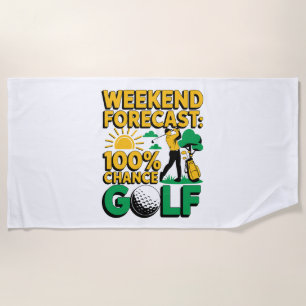 Wochenende Prognose 100% Chance auf Golf Strandtuch
