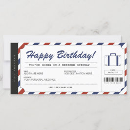 Wochenende weg Geburtstag Geschenkgutschein