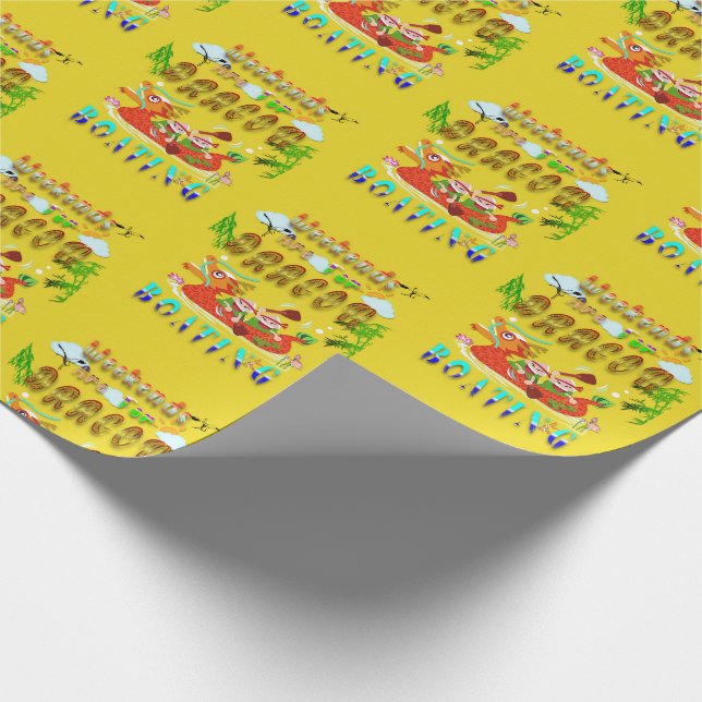 Wochenenden für Drachenboote Geschenkpapier (Ecke)