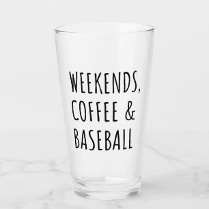 Wochenenden, Kaffee und Baseball I Glas