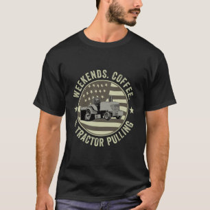 Wochenenden Kaffee- und Traktorpulli T-Shirt
