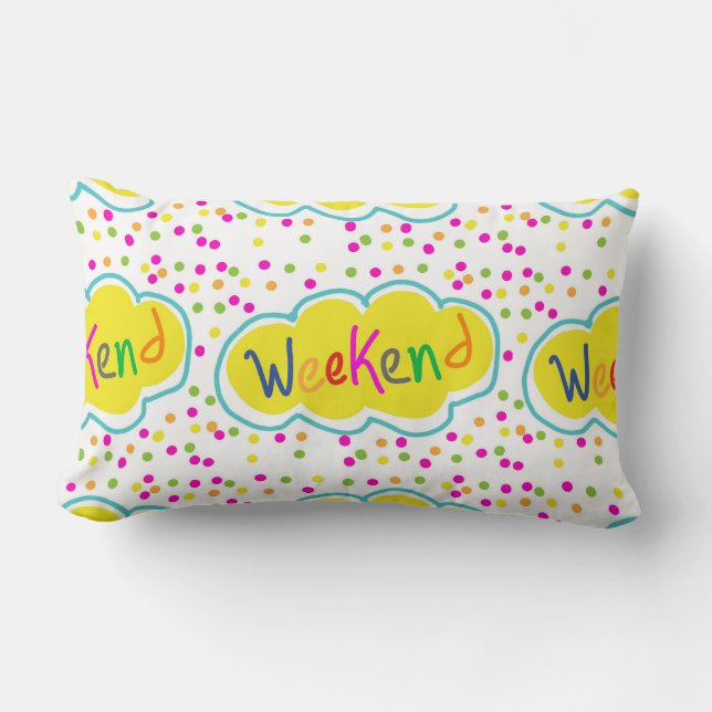 Wochenendkissen Lendenkissen (Vorderseite)