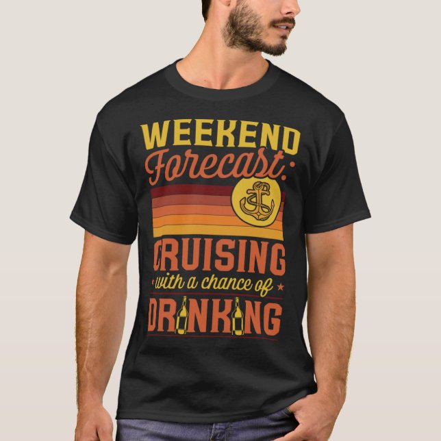 Wochenendprognose mit Getränkechance T-Shirt (Vorderseite)