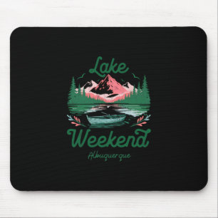 Wochenendurlaubsreise am See Albuquerque New Mexic Mousepad