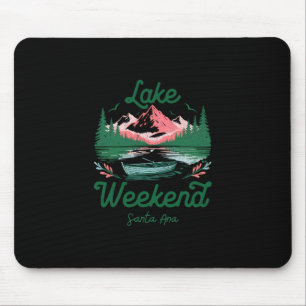 Wochenendurlaubsreise am See Santa Ana Kalifornien Mousepad