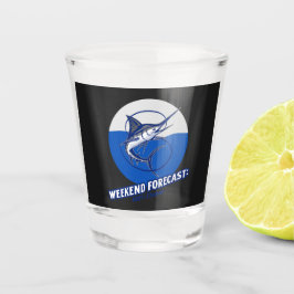 Wochenendvorhersage 100% Chance Schnapsglas