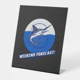 Wochenendvorhersage 100% Chance Sockelschild