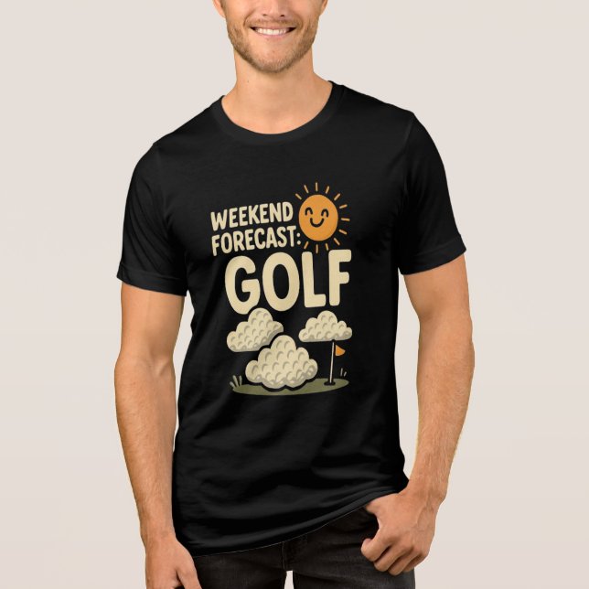 WOCHENENPROGNOSE: GOLF SPASS COLLECTION Tri-Blend SHIRT (Vorderseite)
