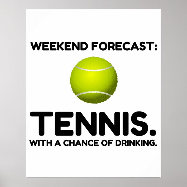 WOCHENENPROGNOSE TENNIS POSTER (Vorne)