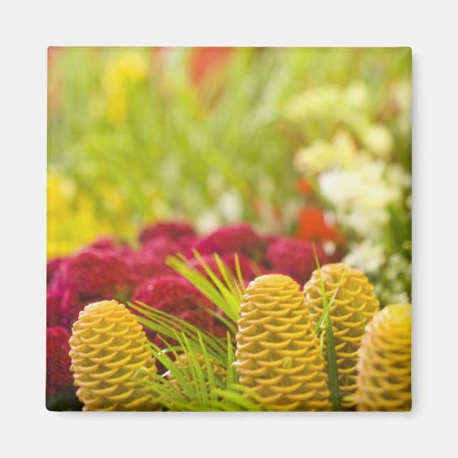 Wochenmarkt für Obst und Gemüse. Magnet (Vorne)
