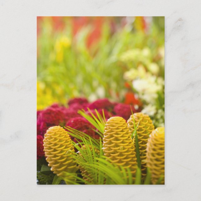 Wochenmarkt für Obst und Gemüse. Postkarte (Vorderseite)