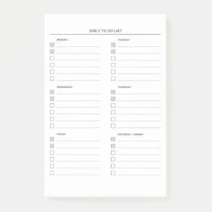 Wochenplaner Post-it®-Hinweise Post-it Klebezettel