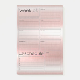 Wochenplaner - Post-it®-Hinweise Post-it Klebezettel
