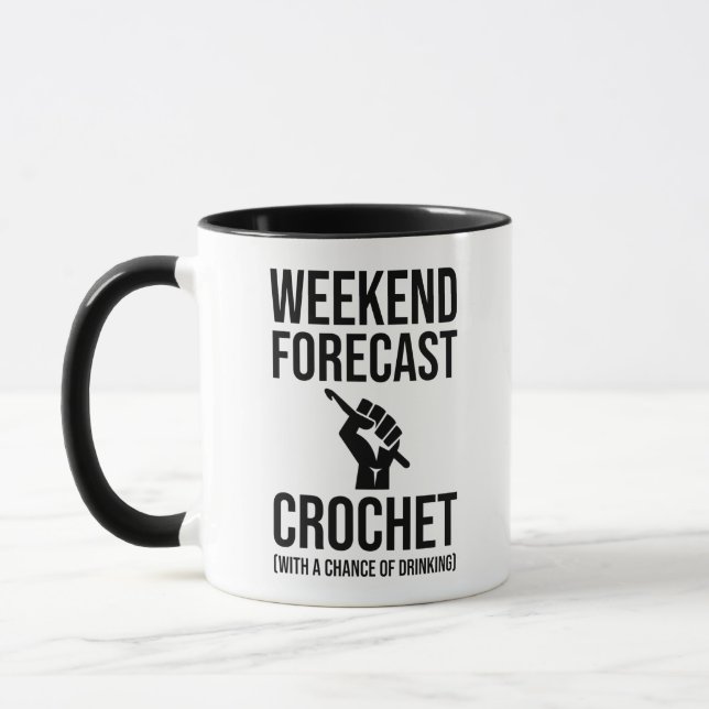 Wochenprognose - Crochet Tasse (Links)