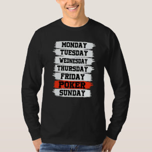 Wochentage Arbeit Montag Mittwoch Freitag Samstag T-Shirt
