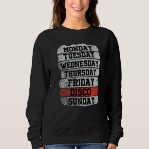 Wochentage Arbeiten Montag Mittwoch Freitag Samsta Sweatshirt