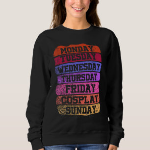 Wochentage Arbeiten Montag Mittwoch Freitag Samsta Sweatshirt