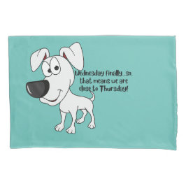 Wochentage - blaue Kinderkissenschale Kissenbezug