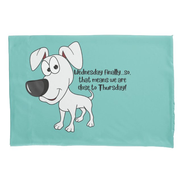 Wochentage - blaue Kinderkissenschale Kissenbezug (Vorderseite)