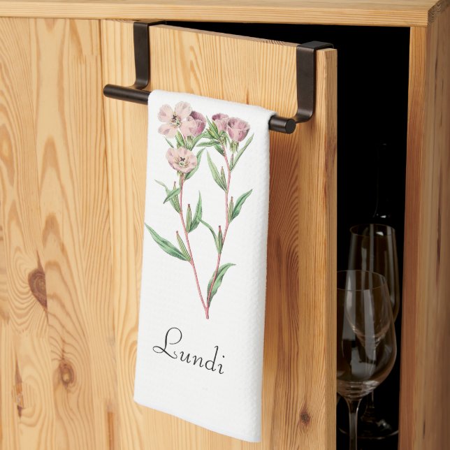 *Wochentage FR2.1LUN (Lundi) - Geschirrtuch (Drittel gefaltet)